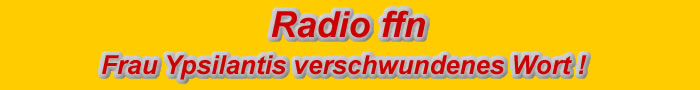 Radio ffn - Das verschwundene Wort
